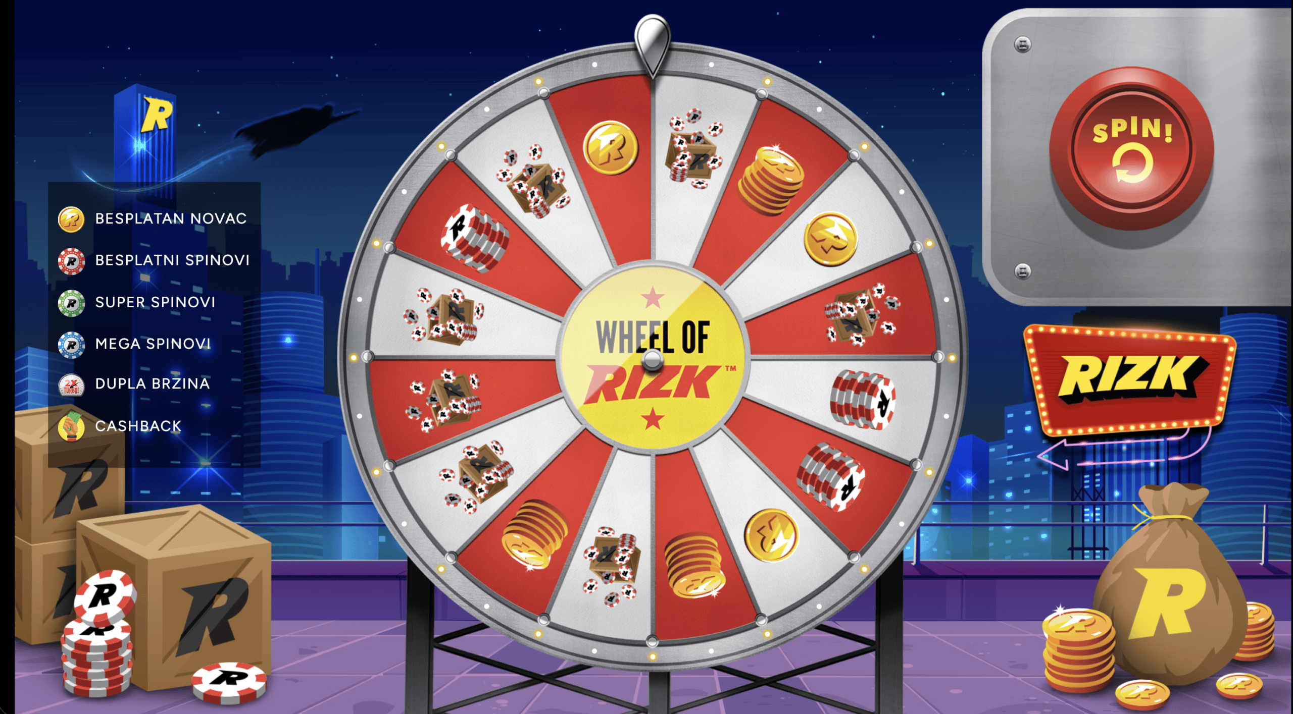 Rizk Wheel of Rizk