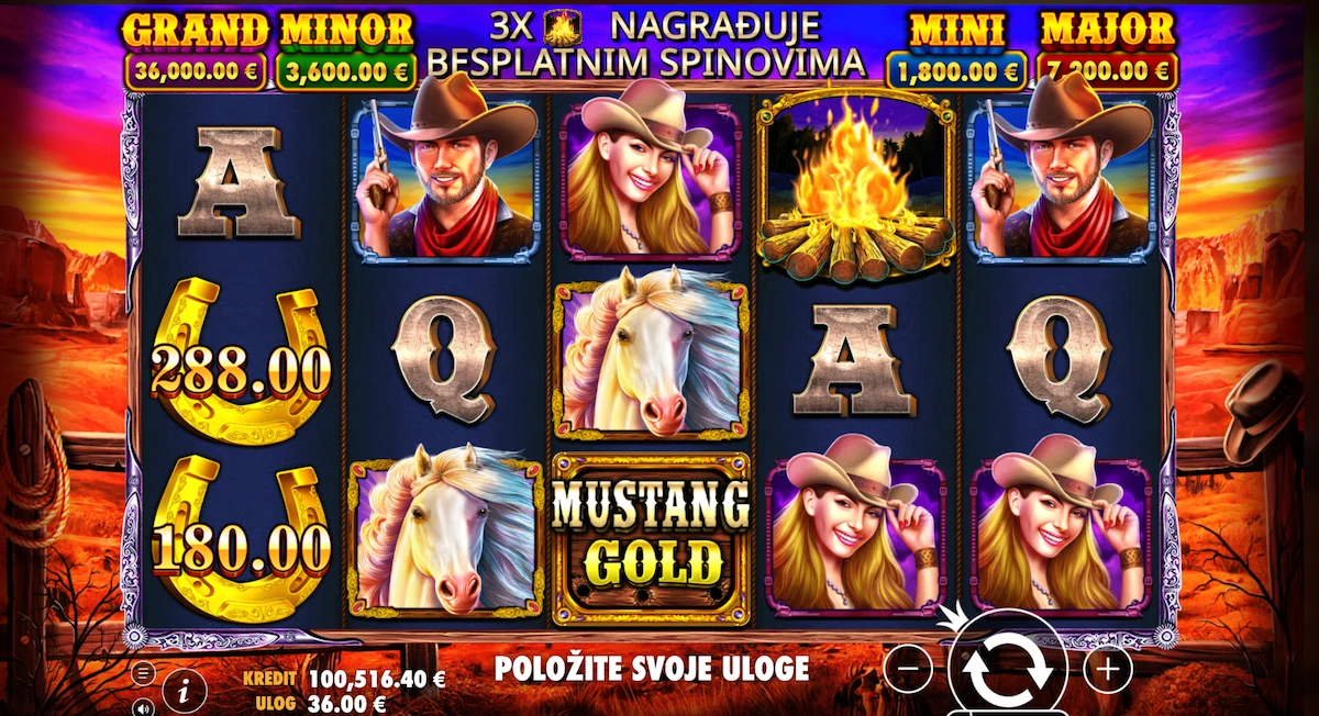 Mustang Gold slot igra