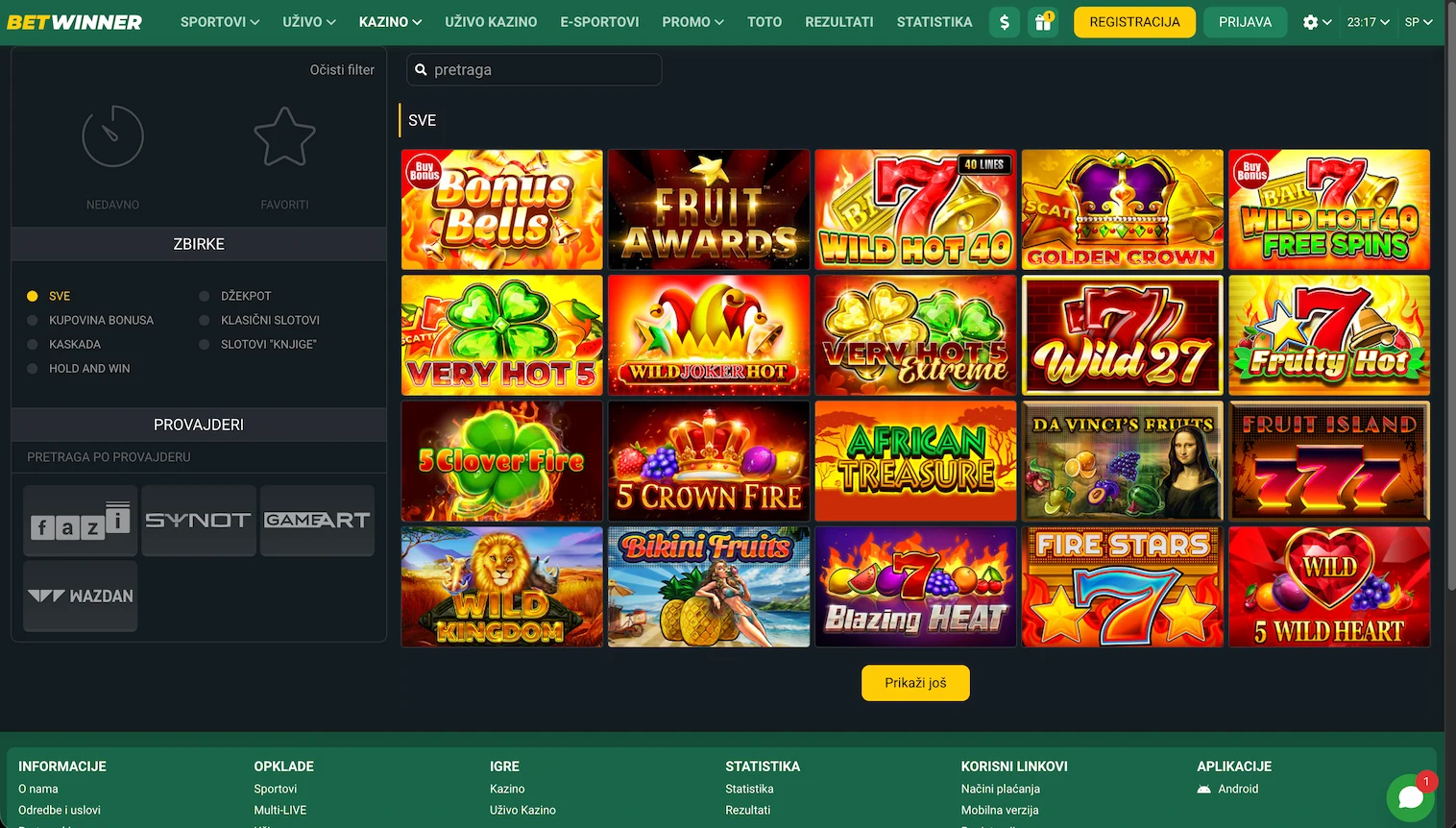 BetWinner kazino