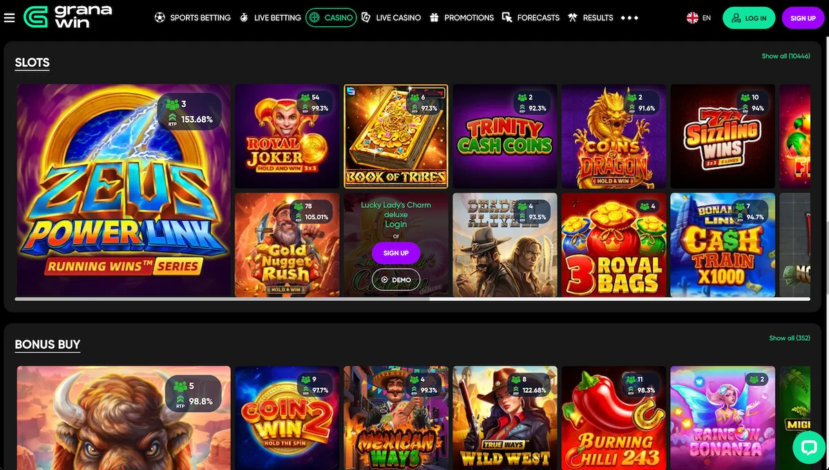 GranaWin kazino igre