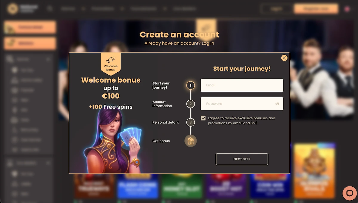 National Casino registracija