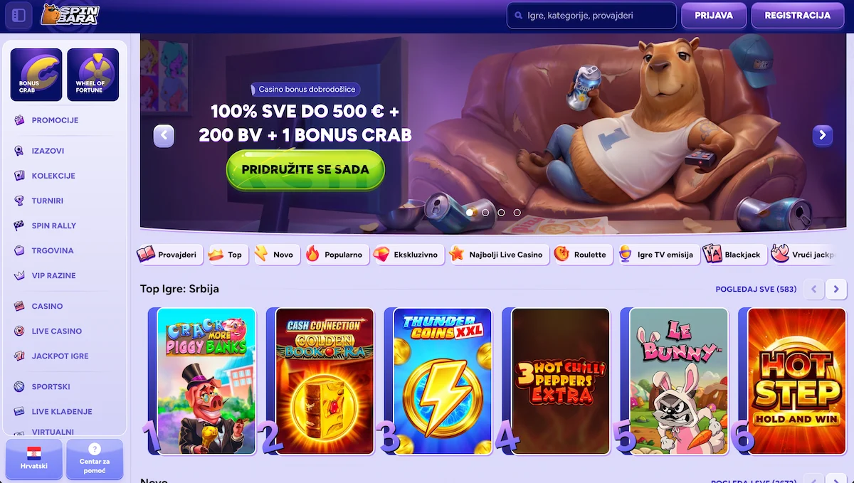 Spinbara recenzija