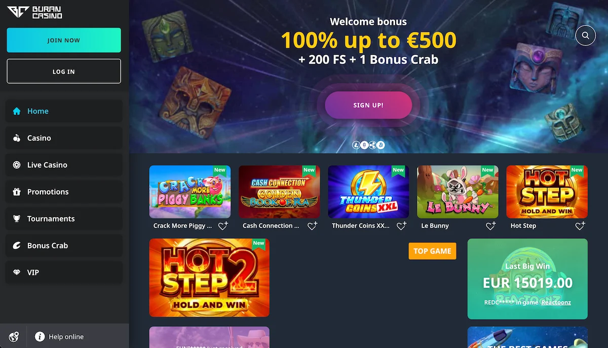 Buran Casino recenzija
