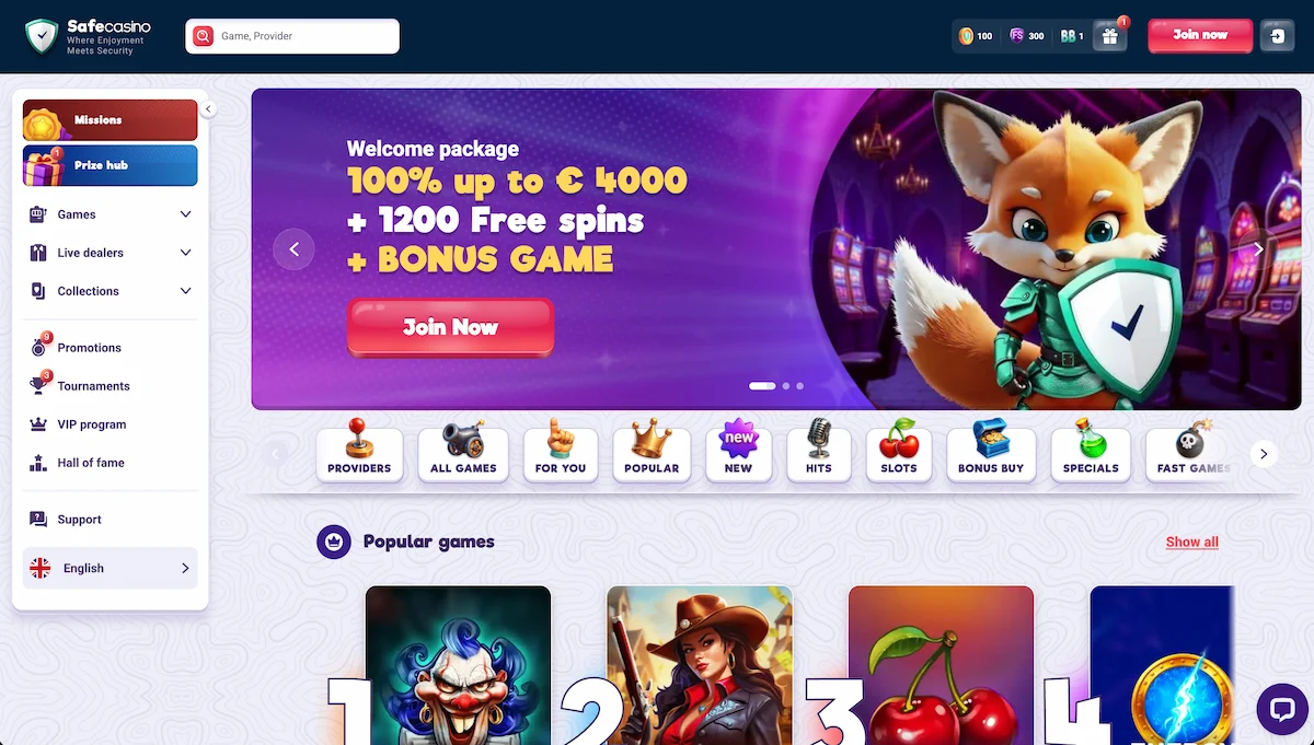 SafeCasino recenzija