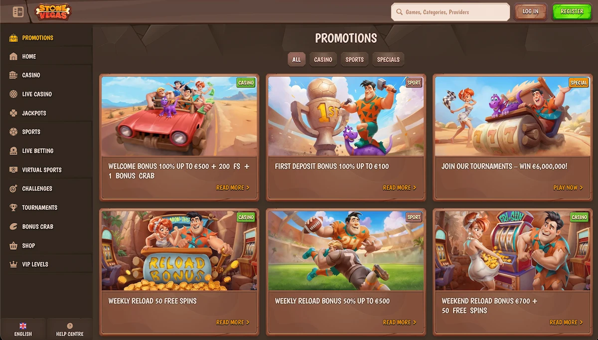 Stone Vegas bonus dobrodošlice