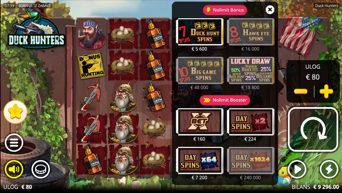 Duck Hunters bonus kupovina