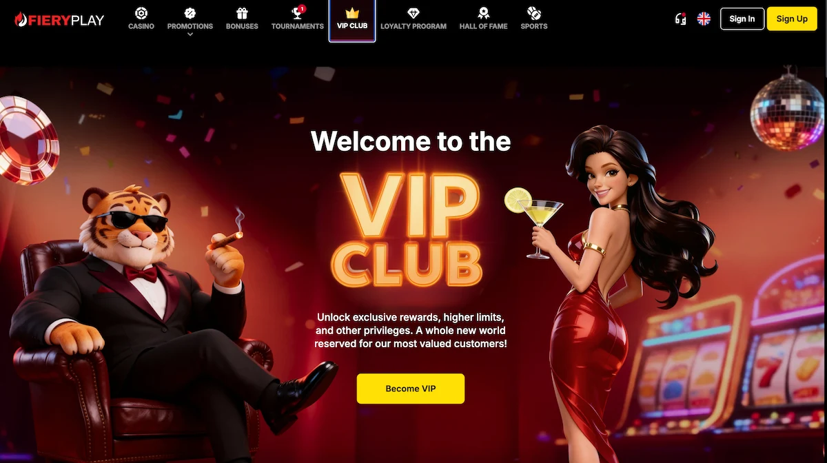Fiery Play VIP klub