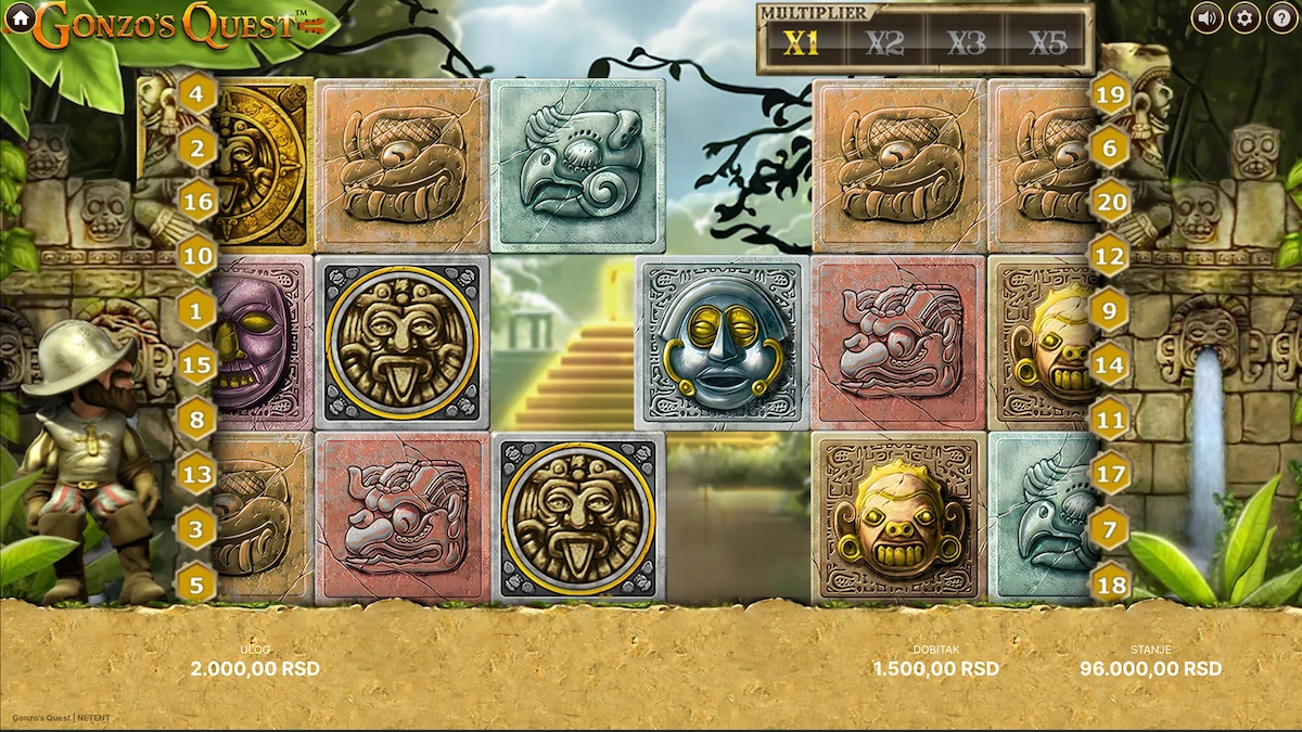 Gonzo's Quest dobitak
