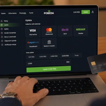 Kako uplatiti novac na online kazino?