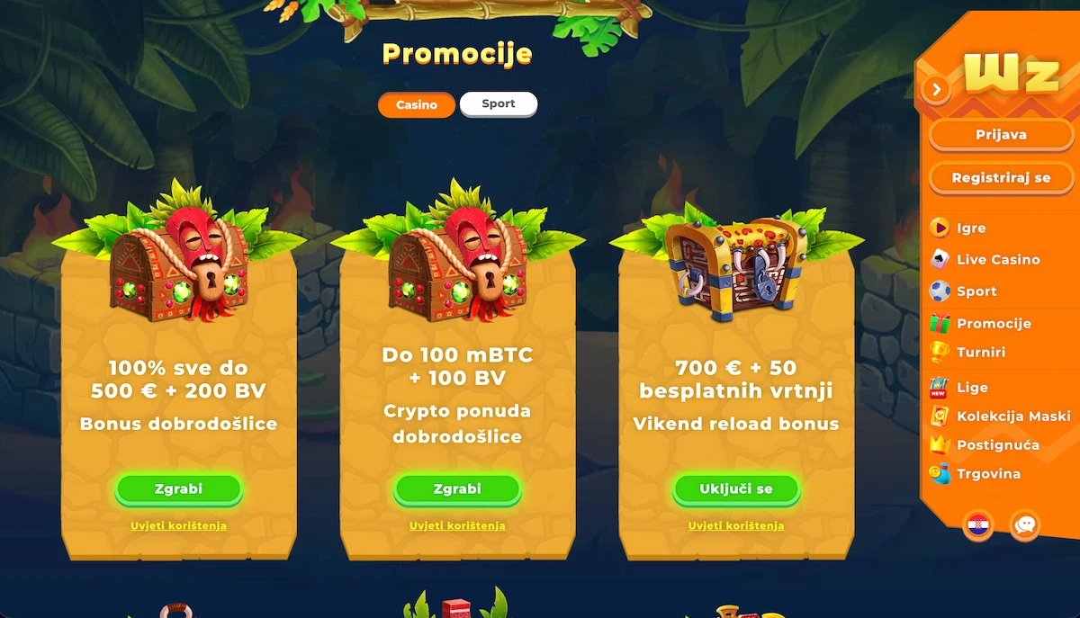 Wazamba bonusi i promocije