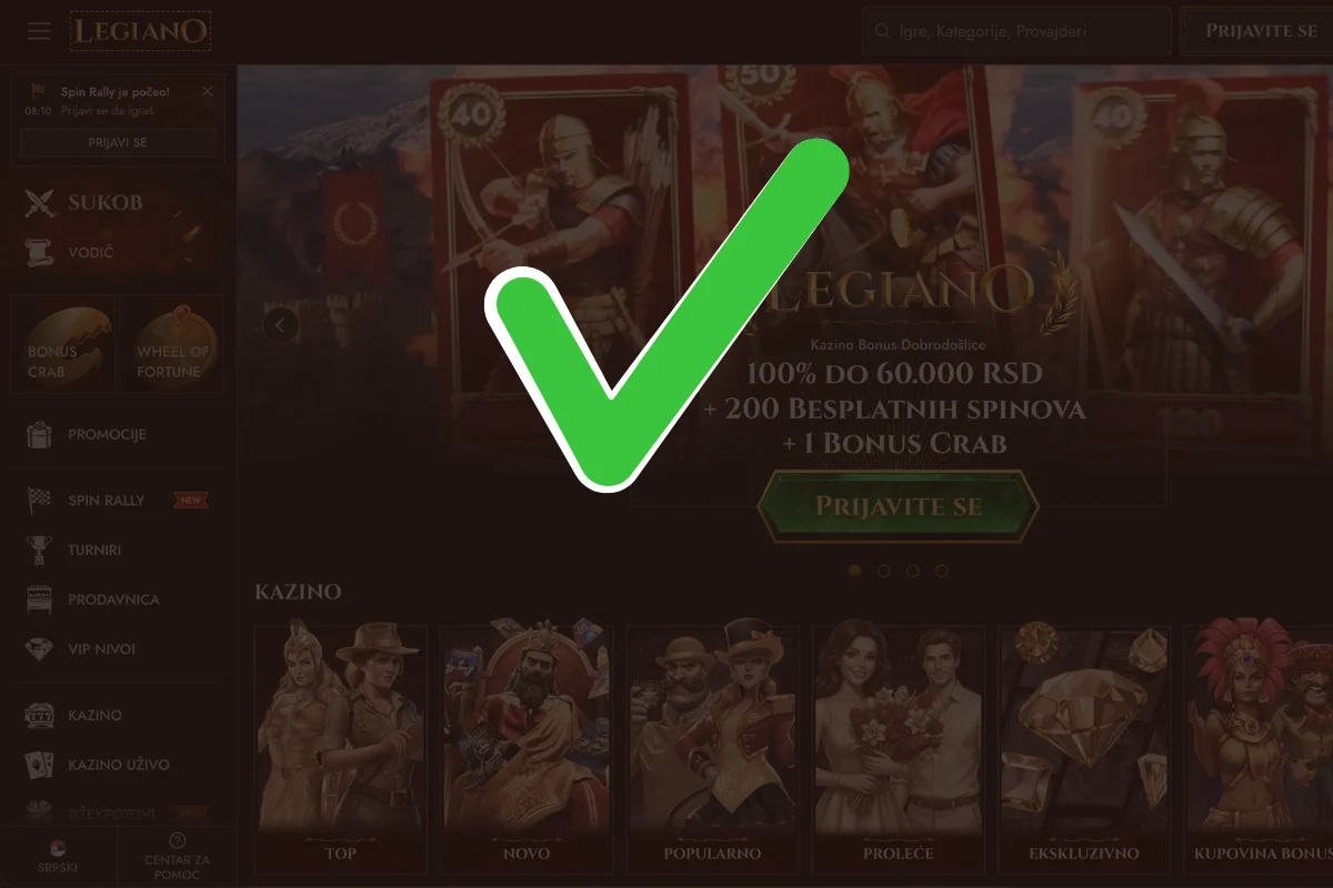 Legiano iskustva igrača