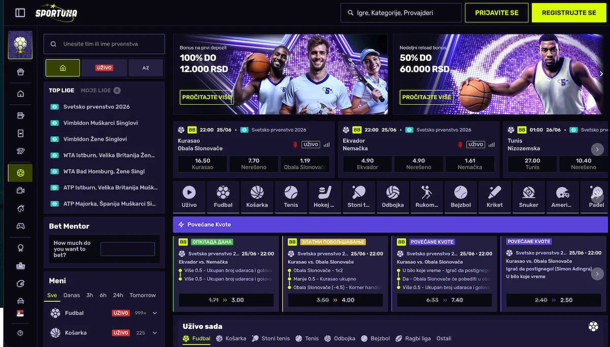 Sportuna sportsko klađenje