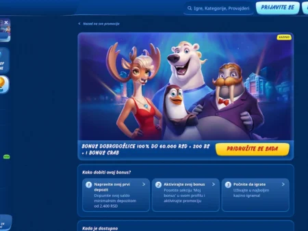 SG Casino bonus dobrodošlice + naš promo kod